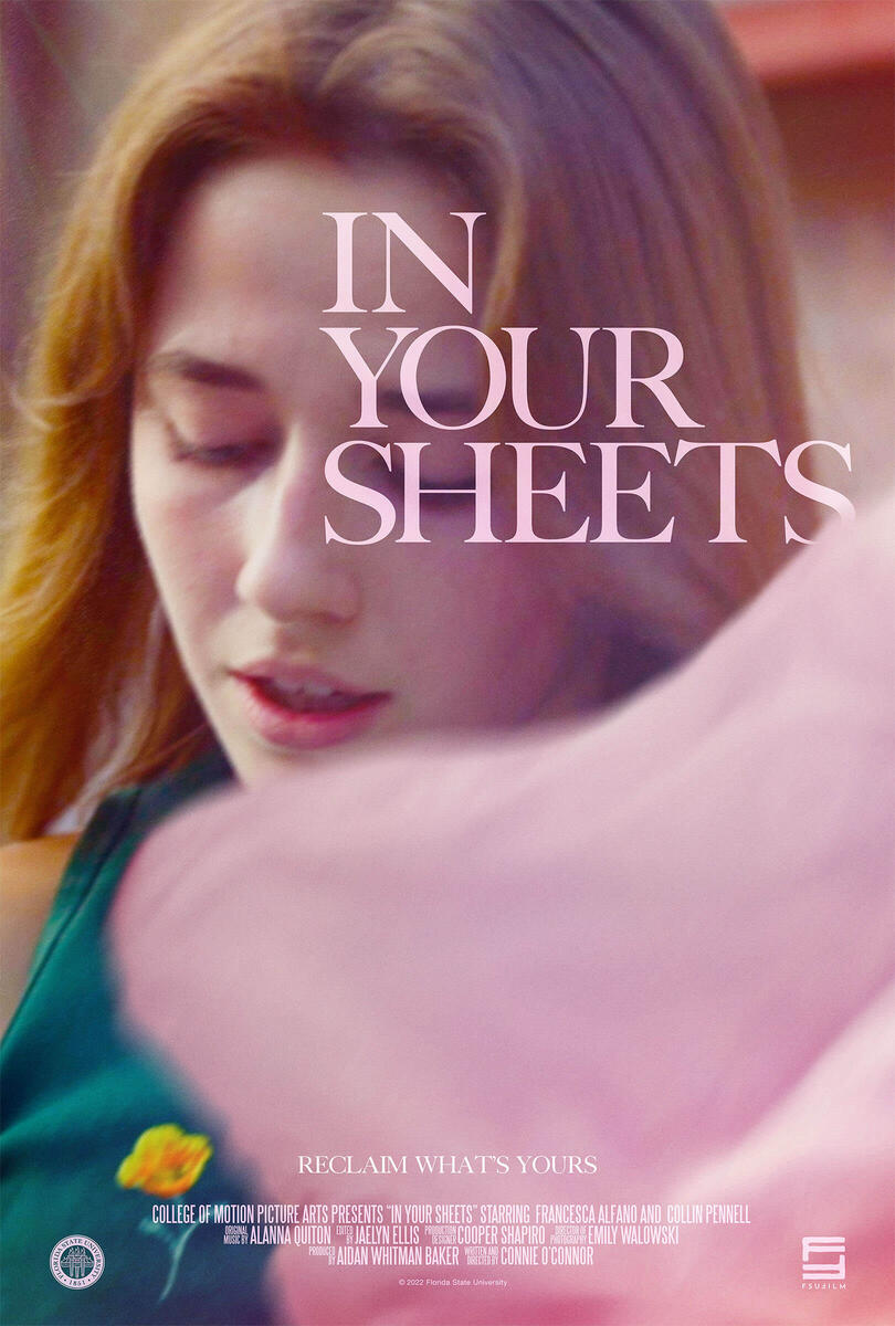Film poster for In Your Sheets, directed by Connie O’Connor
